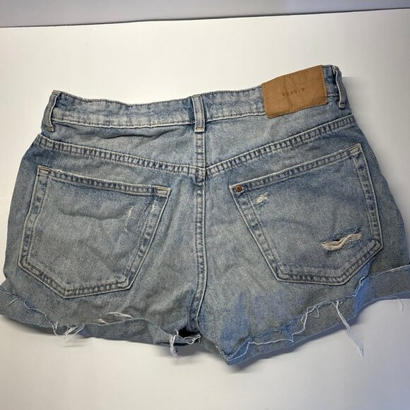 Distressed Denim Jean Shorts (size 6) - Picture 5 of 9